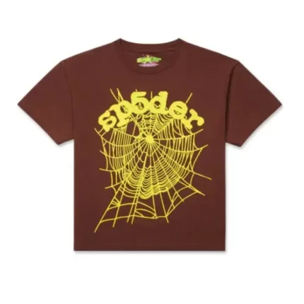 Spider OG Web T-Shirt Brown