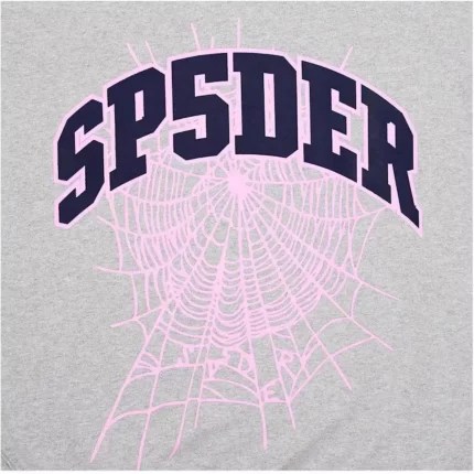 Spider Varsity Web Crewneck Heather Grey