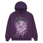 Spider Web Hoodie Purple